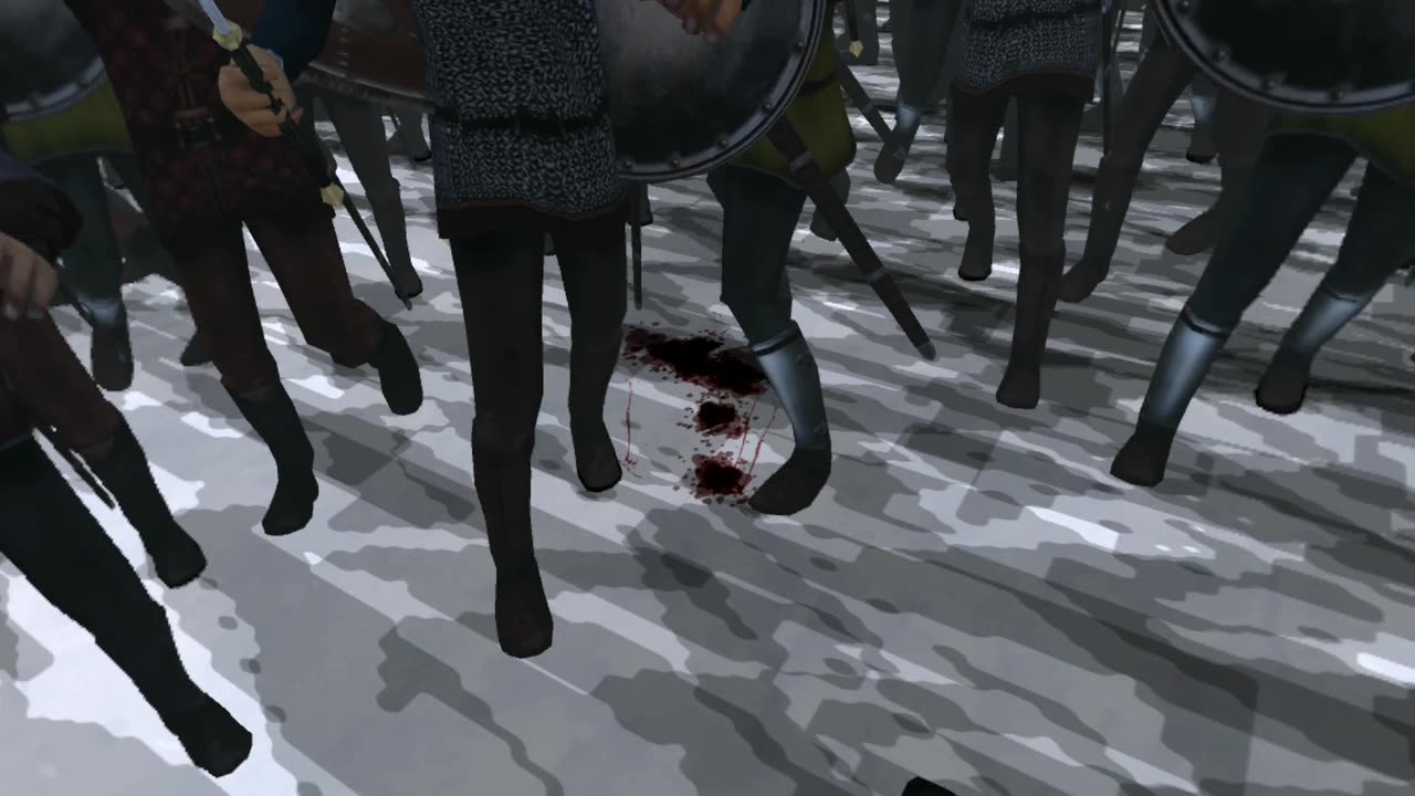 Close-quarters axe fight